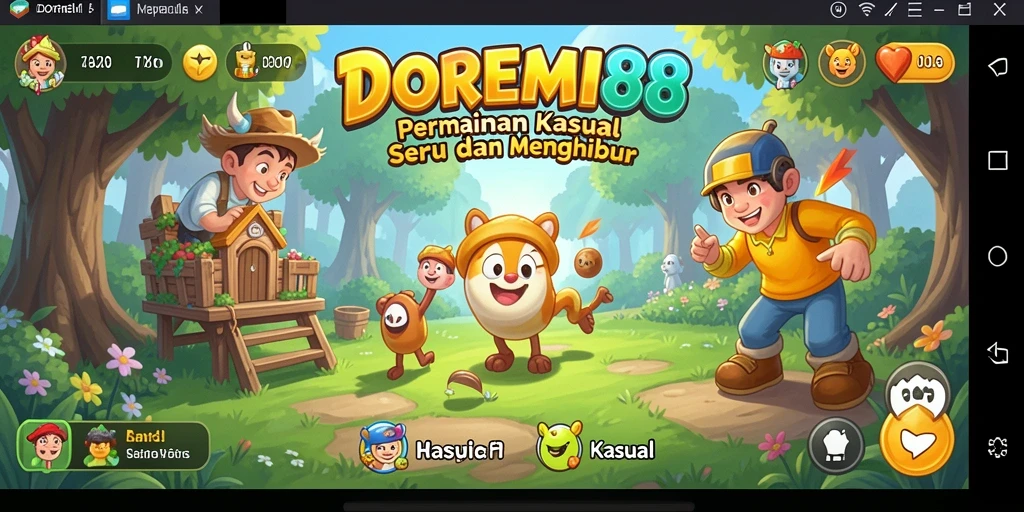 Tampilan antarmuka DOREMI88 yang memikat dan mudah dinavigasi.