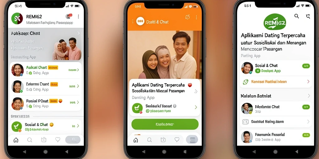 Tampilan antarmuka utama REMI62 yang menarik dan intuitif.
